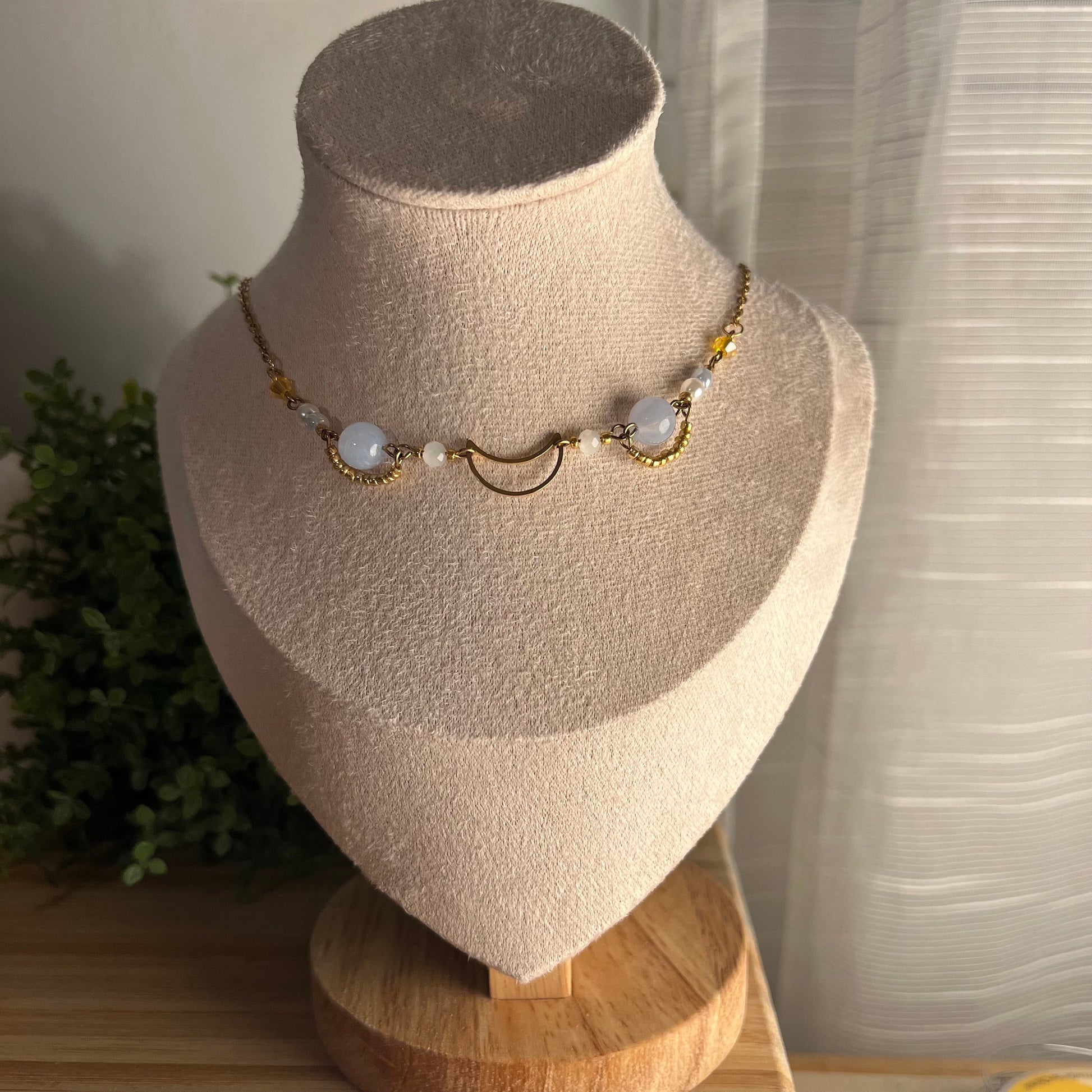 Dainty Moon Necklace
