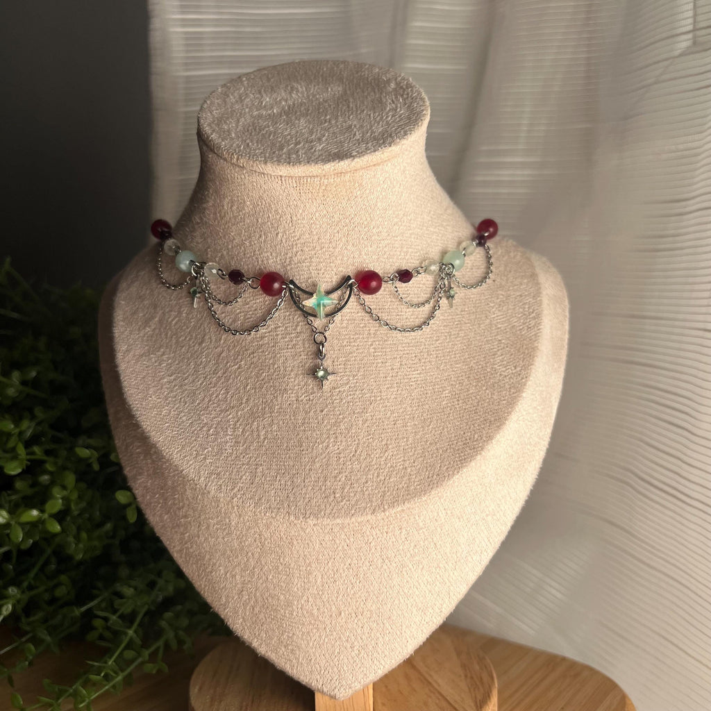 Crimson Star Necklace