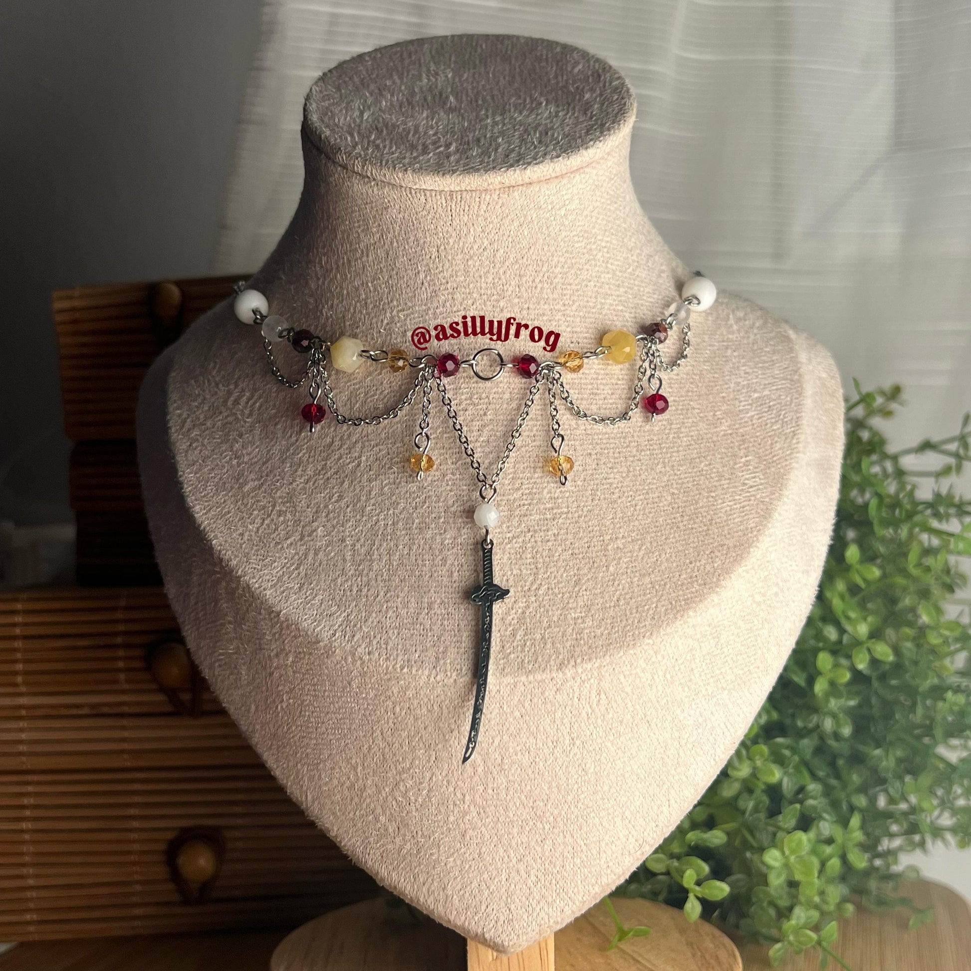 Rengoku Inspired Necklace