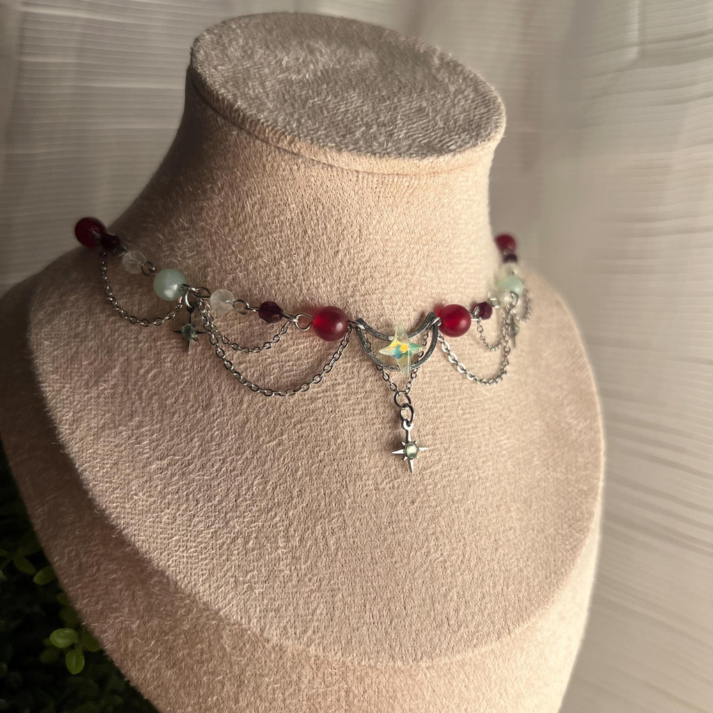 Crimson Star Necklace