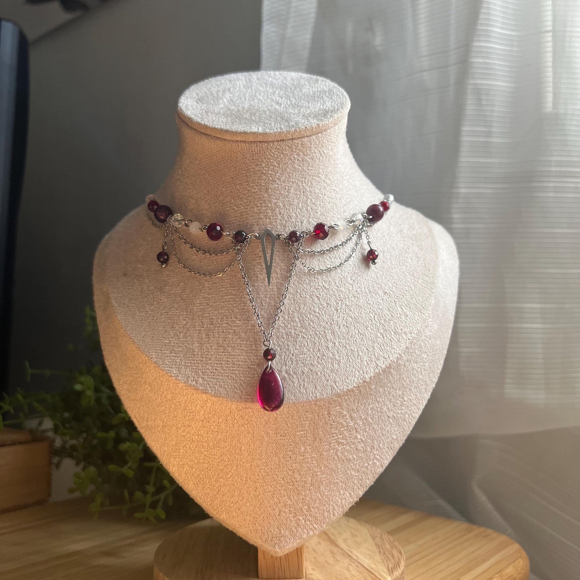 Bloodrose Goddess Necklace
