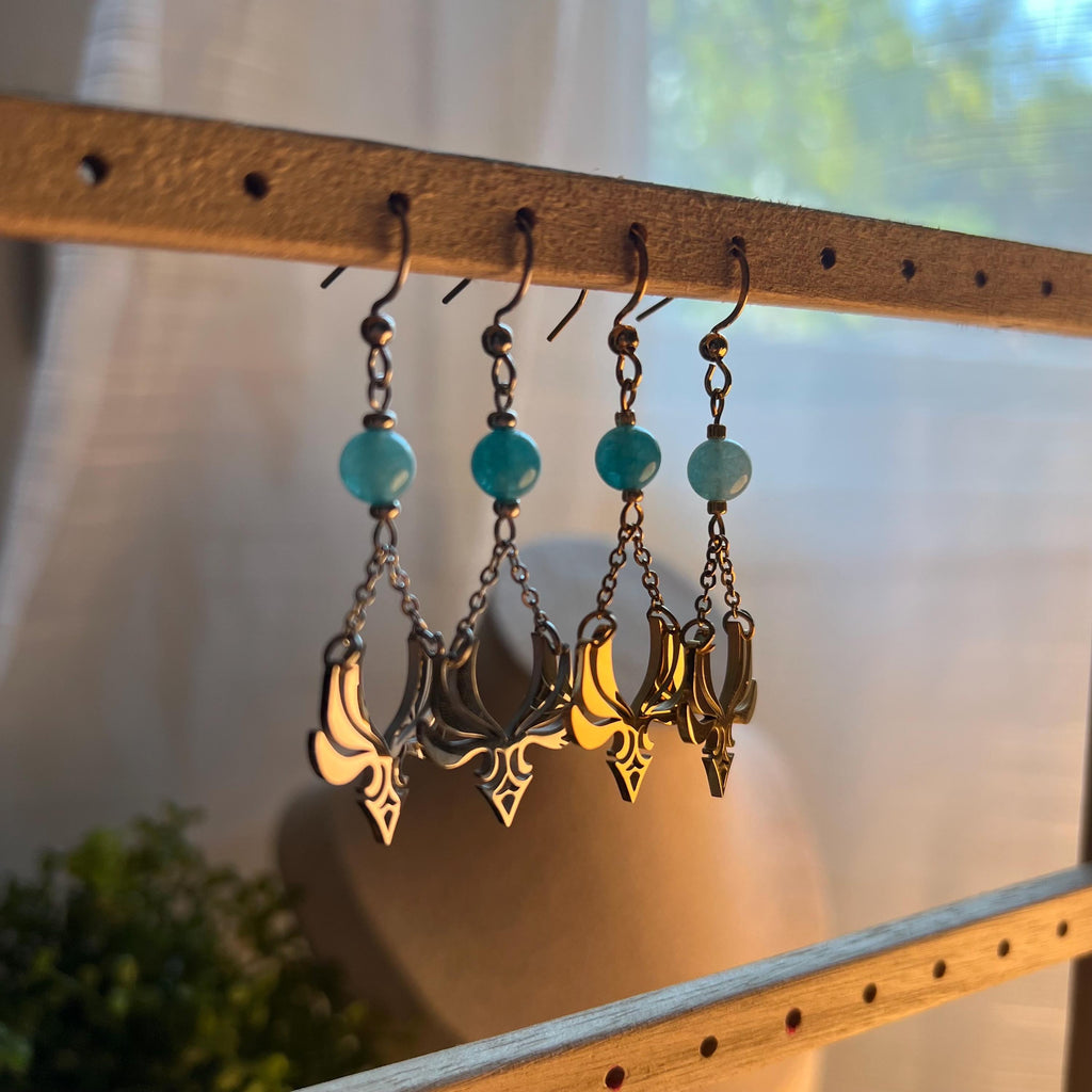 Genshin Inspired Elemental Earrings
