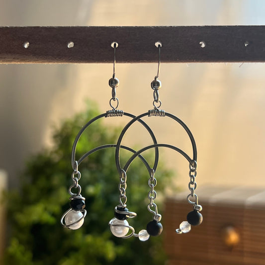 Moon Earring Set