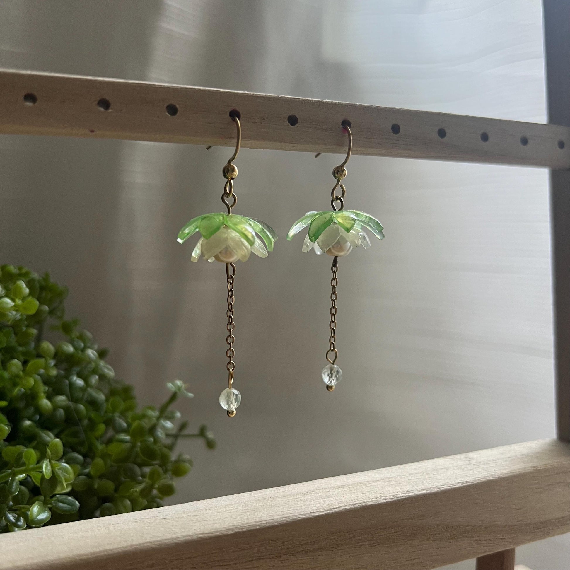 Lily Pad Earrings