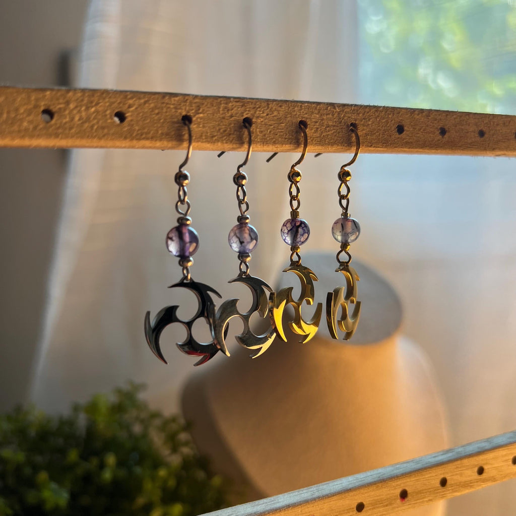 Genshin Inspired Elemental Earrings