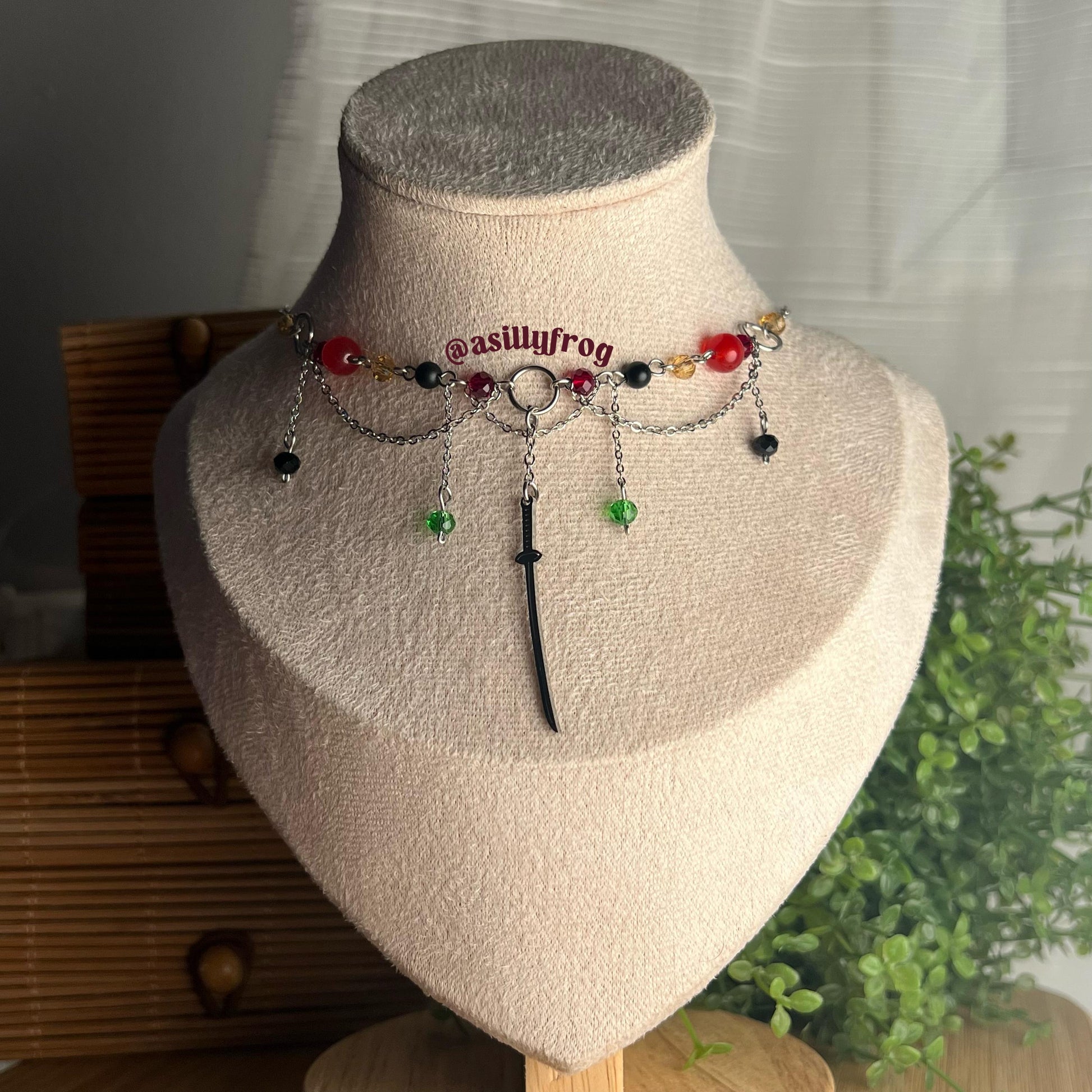 Giyu Inspired Necklace