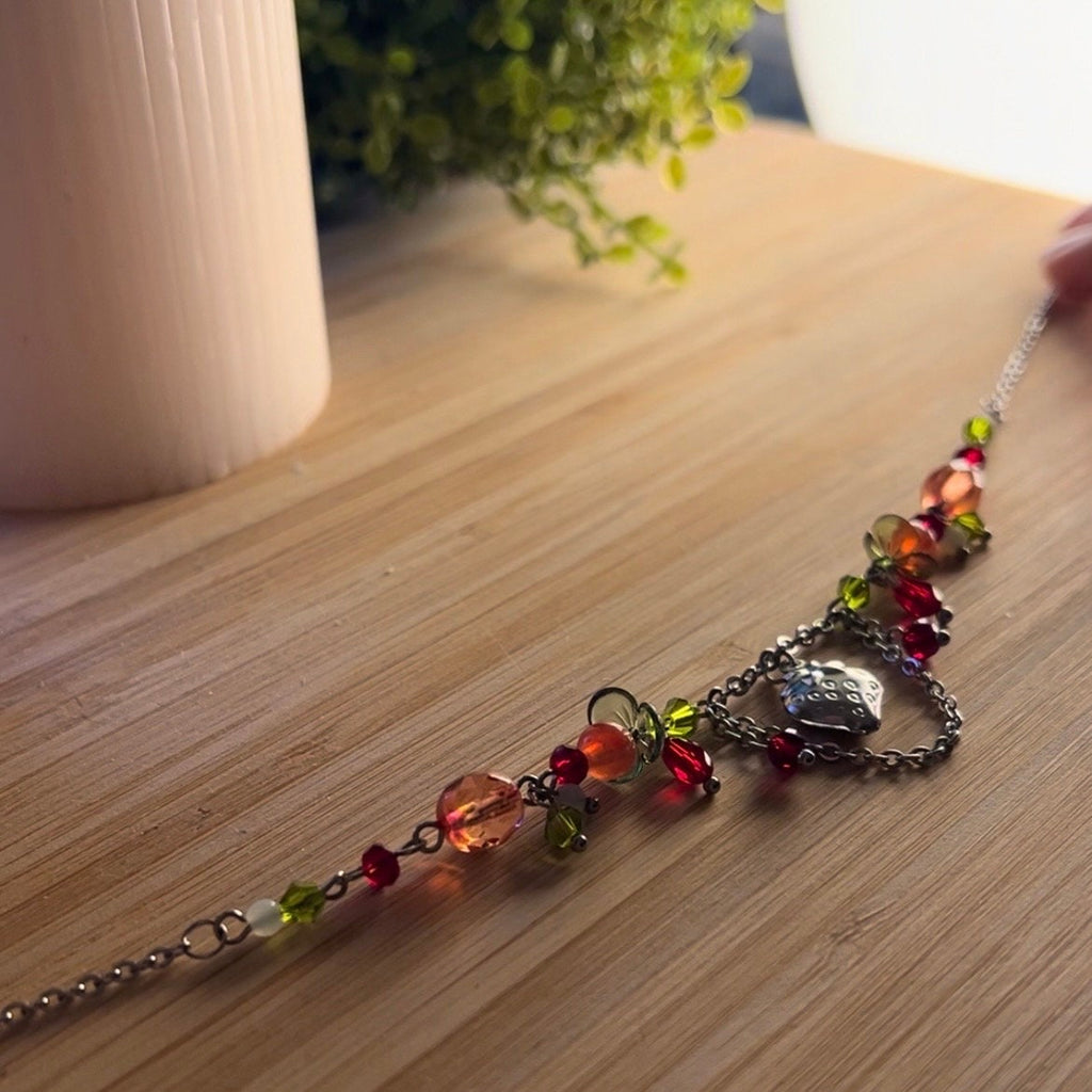 Strawberry Basket Necklace