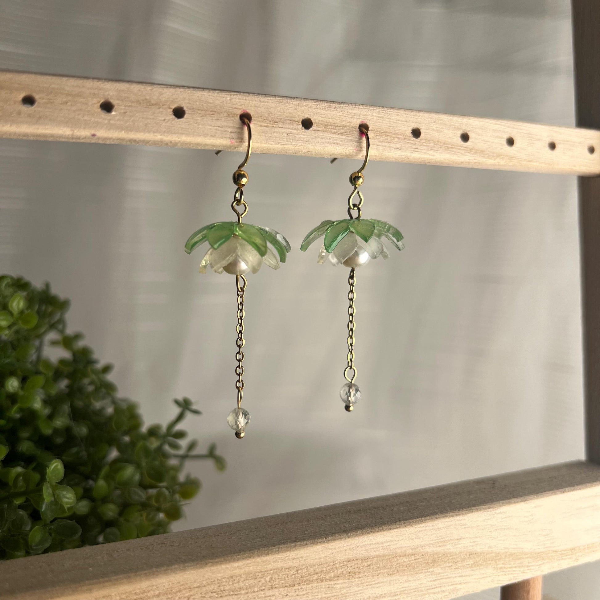 Lily Pad Earrings